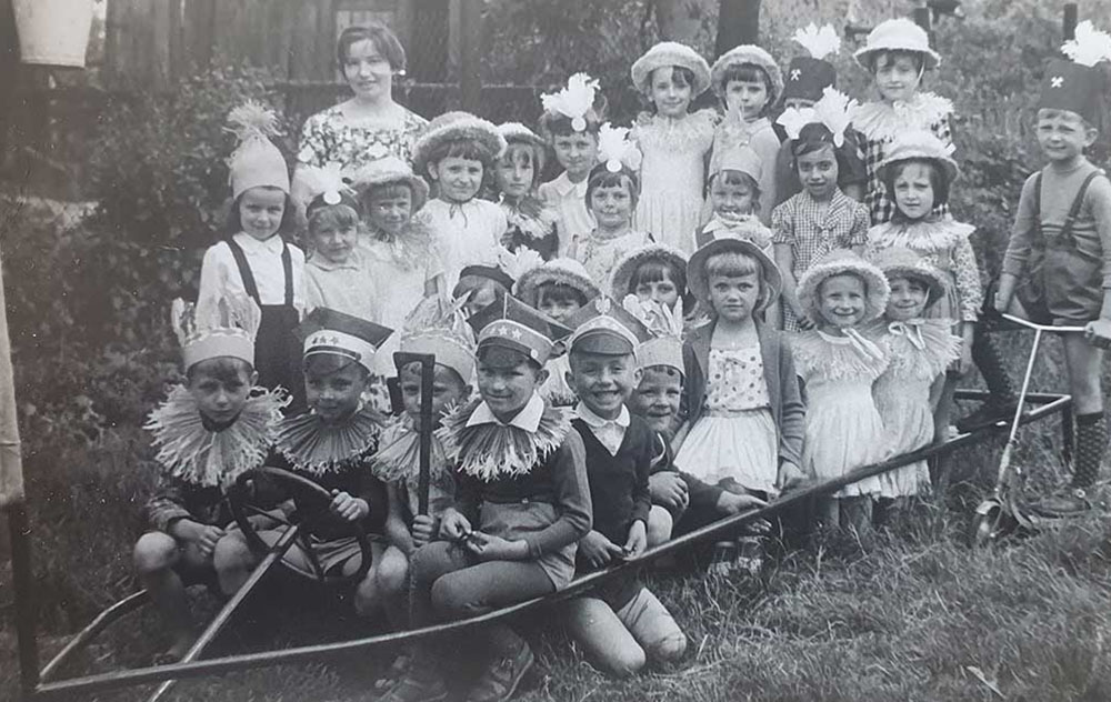 Zdjęcia z kroniki przedszkola 1950-1954